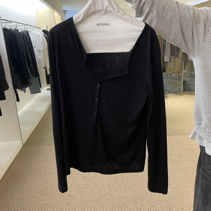 ARTISANAL韓國代購㊣女士新品25秋冬熱賣職業推薦真品長袖T恤ARTISANAL長袖T恤圖色3