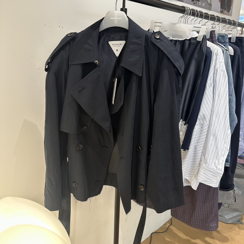 WE ARE/WELOVER東大門㊣實拍女士新款人氣25秋冬夾克含腰帶SHOP_WE ARE夾克圖色2