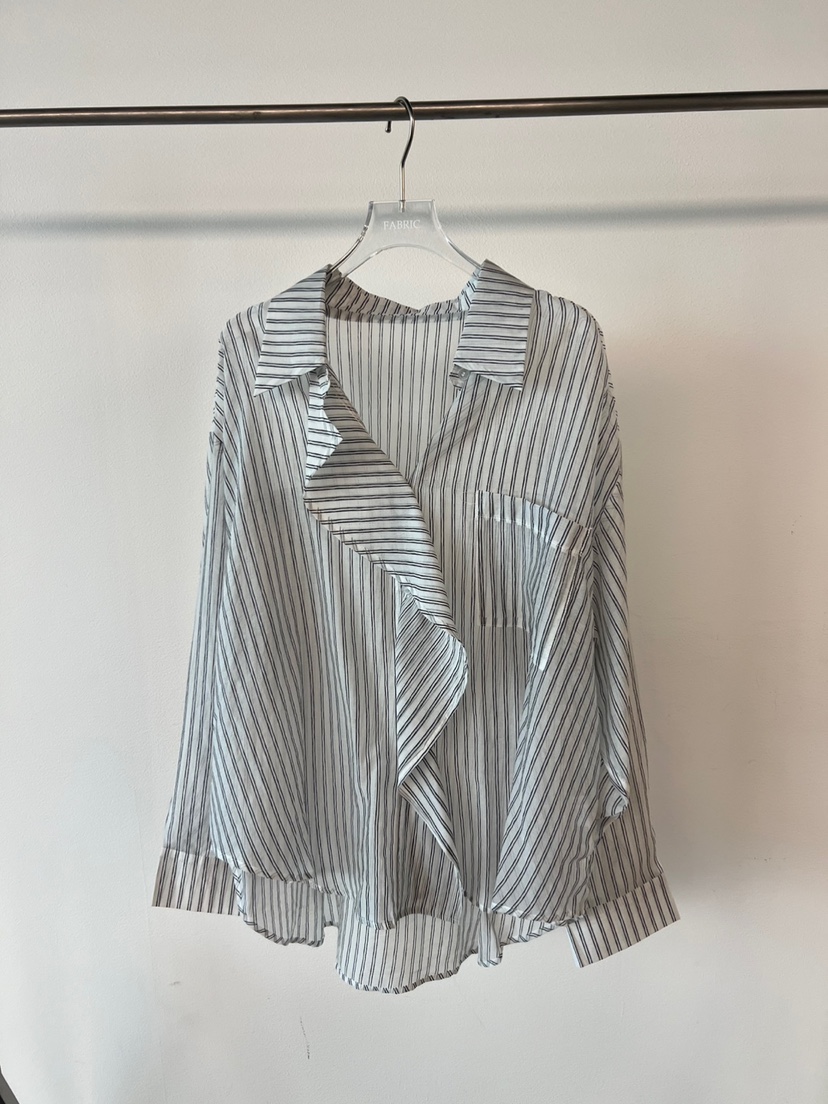FABRIC韓國直郵㊣女裝新款職業人氣休閑25秋冬熱賣襯衫蕾絲衫FABRIC襯衫/蕾絲衫圖色1
