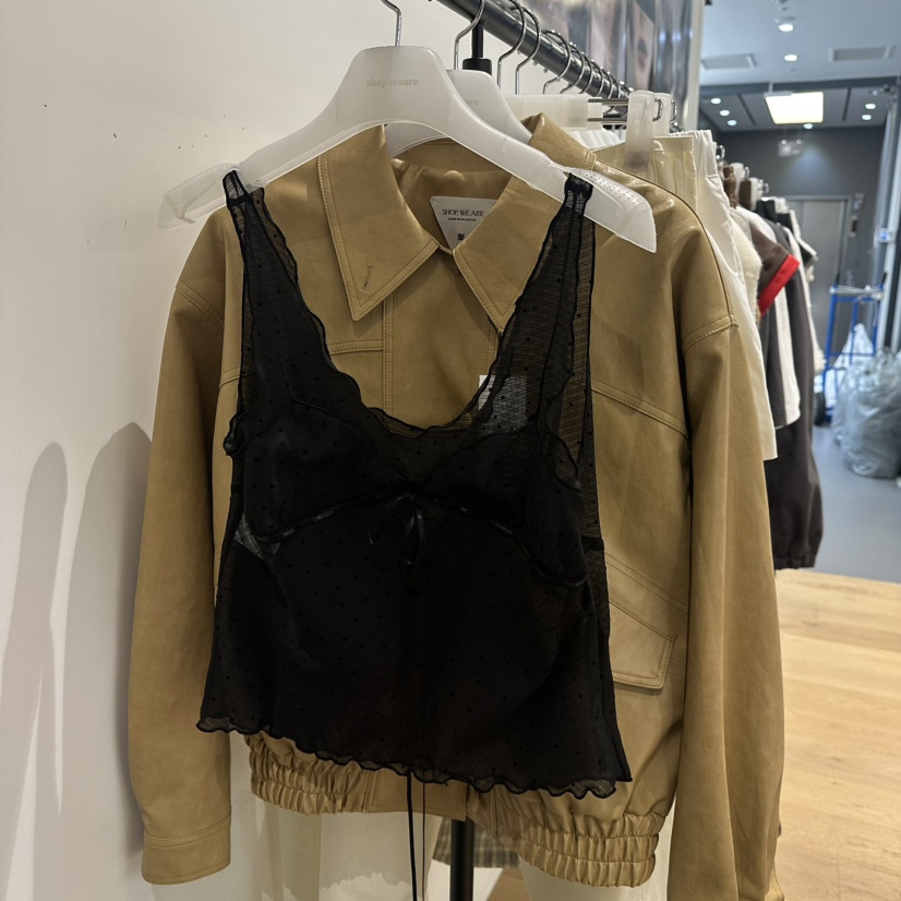 WE ARE/WELOVER東大門㊣直郵女裝新款25秋冬推薦吊帶背心SHOP_WE ARE吊帶/背心圖色2