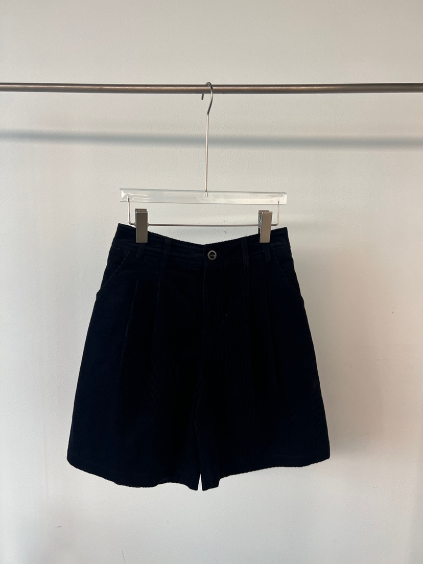 FABRIC東大門㊣直郵女士新品推薦時尚休閑短褲不含腰帶燈心絨FABRIC短褲圖色3