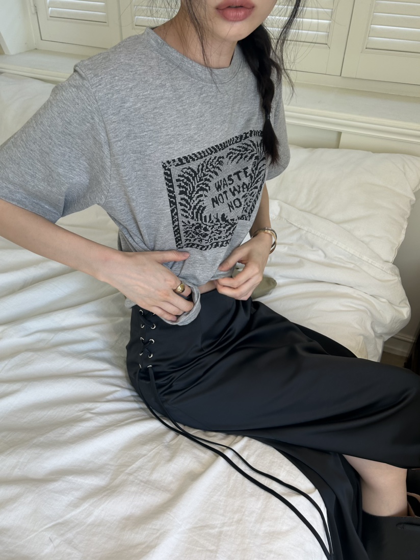 ME MO韓國代購㊣女士新款推薦職業熱賣25秋冬人氣休閑長裙ME MO長裙