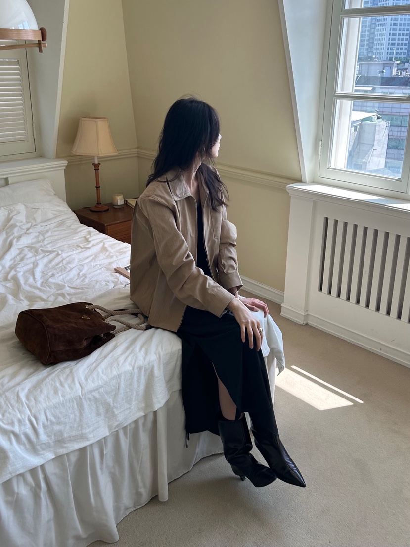 ME MO韓國代購㊣女裝新款推薦時尚職業真品人氣25秋冬夾克ME MO夾克
