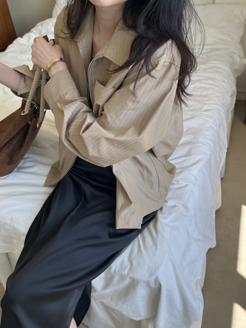 ME MO韓國代購㊣女裝新款推薦時尚職業真品人氣25秋冬夾克ME MO夾克