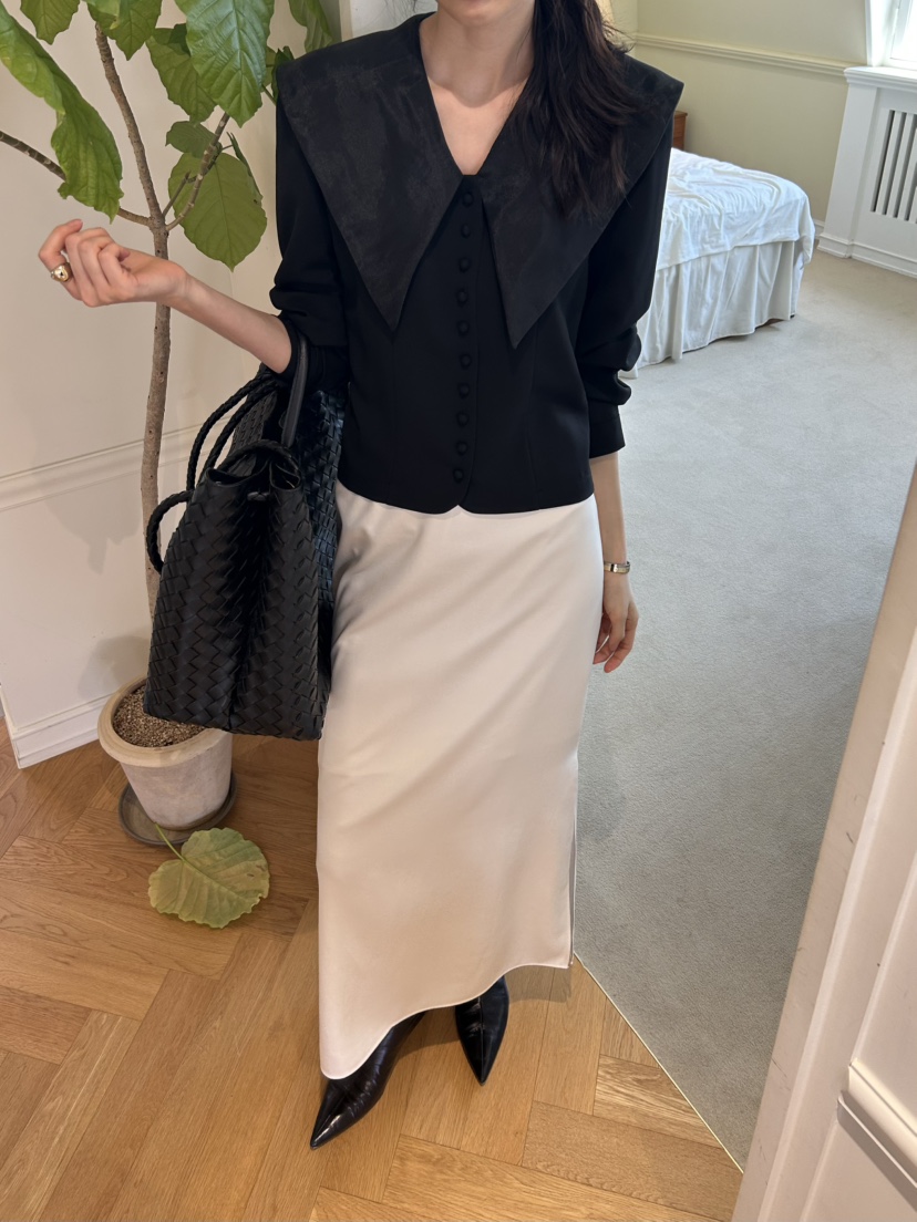 ME MO韓國代購㊣女裝新款25秋冬人氣休閑職業推薦襯衫蕾絲衫ME MO襯衫/蕾絲衫