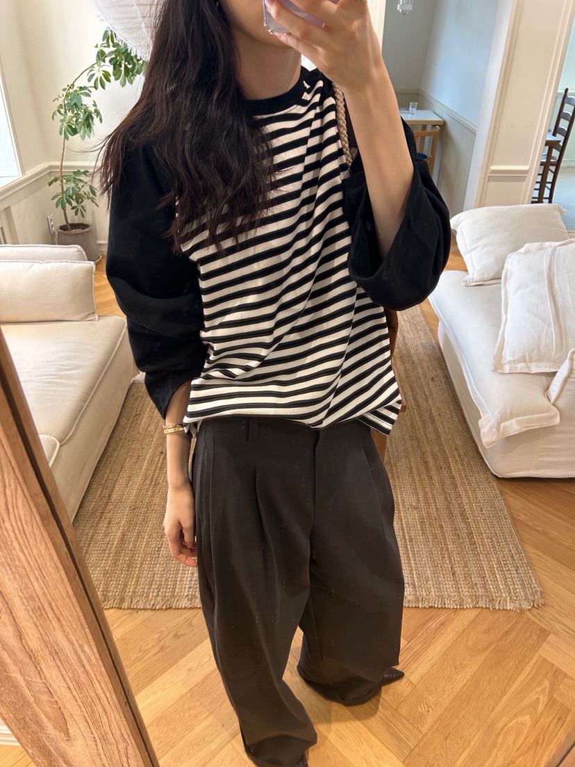ME MO韓國代購㊣女裝新品人氣推薦25秋冬休閑時尚真品長袖T恤ME MO長袖T恤