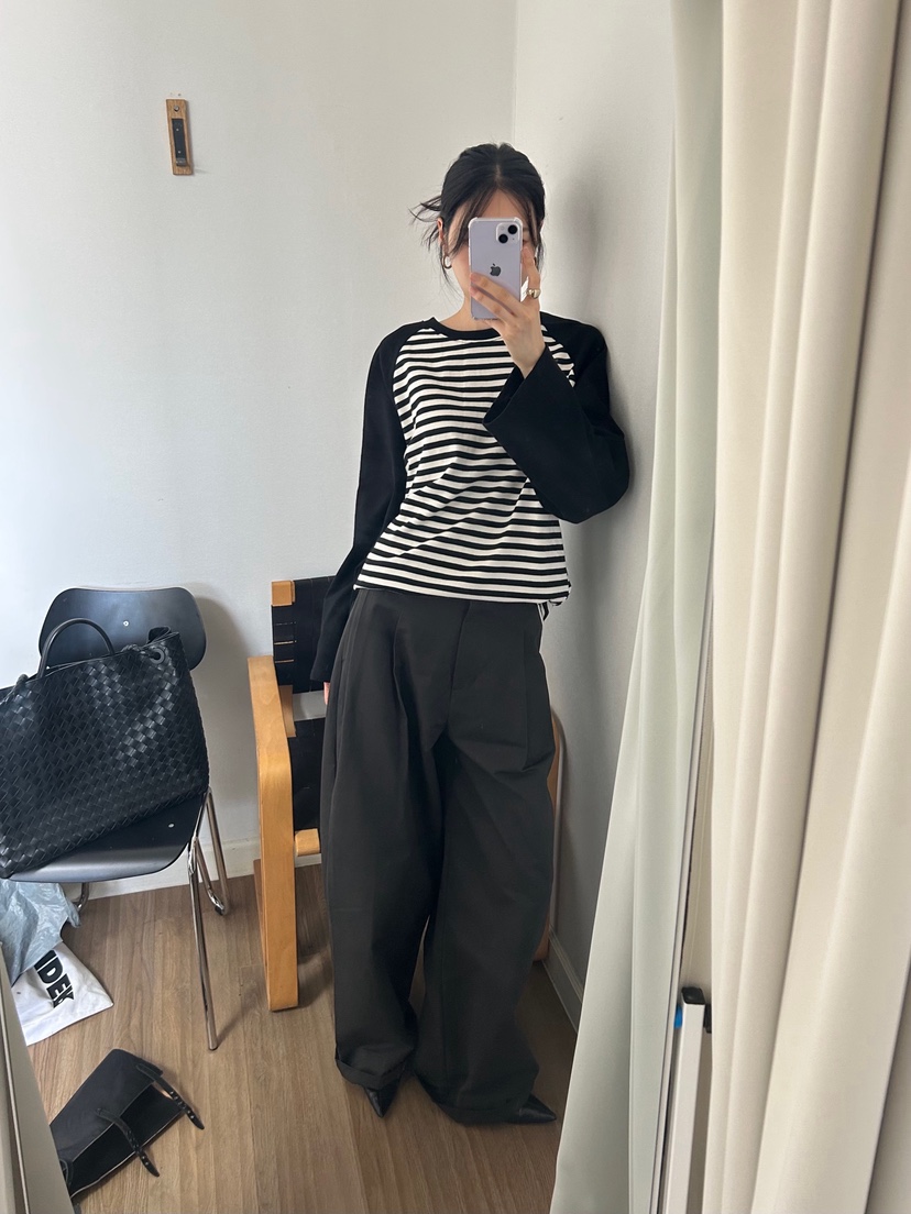 ME MO韓國代購㊣女裝新品人氣推薦25秋冬休閑時尚真品長袖T恤ME MO長袖T恤