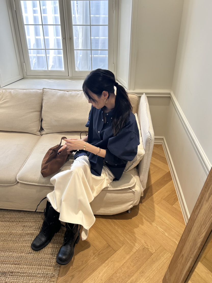ME MO東大門㊣實拍女士新品休閑熱賣時尚襯衫蕾絲衫不含腰帶ME MO襯衫/蕾絲衫