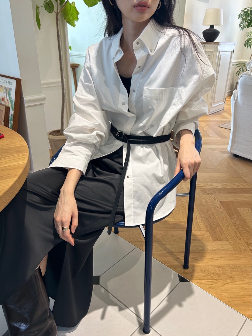 ME MO東大門㊣實拍女士新品休閑熱賣時尚襯衫蕾絲衫不含腰帶ME MO襯衫/蕾絲衫