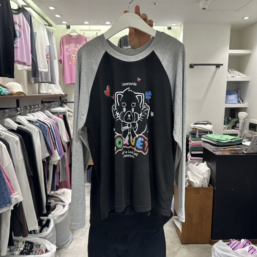 EVE韓國代購㊣女士新品熱賣人氣25秋冬休閑推薦職業長袖T恤EVE長袖T恤圖色2