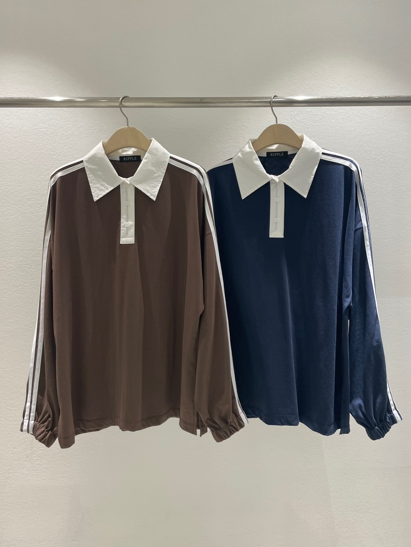 RIPPLE韓國代購㊣女裝新品推薦休閑職業熱賣時尚25秋冬長袖T恤RIPPLE長袖T恤
