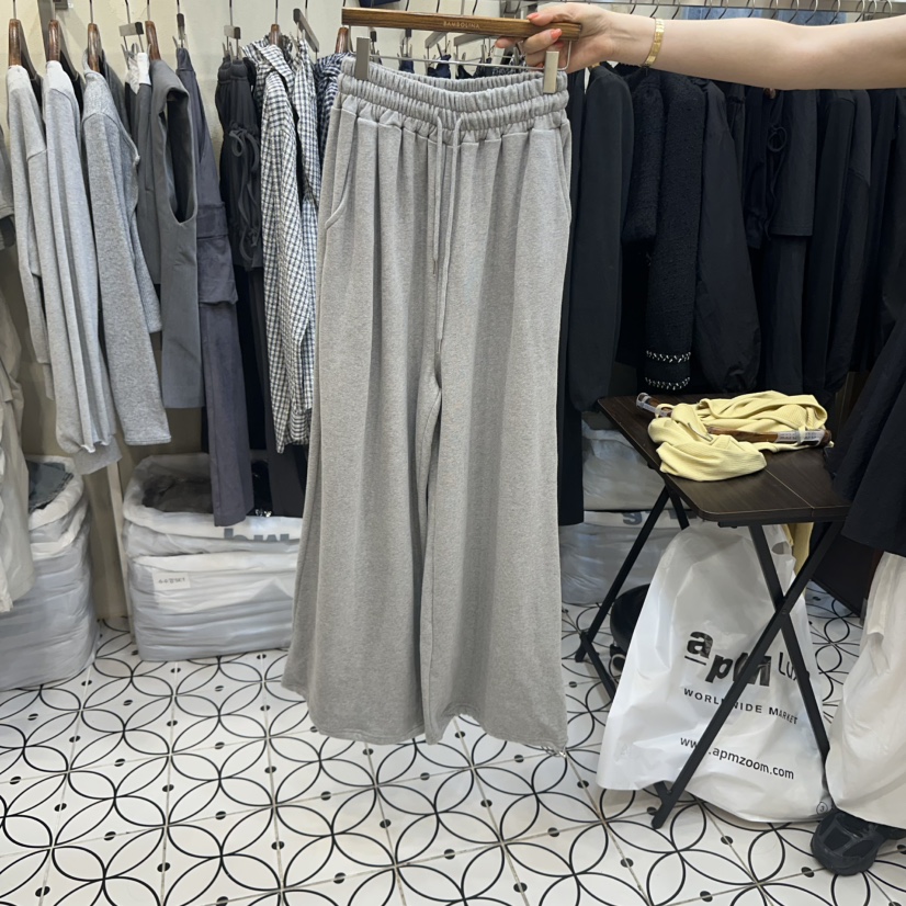 BAMBOLINA東大門㊣代購女裝新品時尚推薦熱賣25秋冬人氣休閑褲BAMBOLINA休閑褲圖色2
