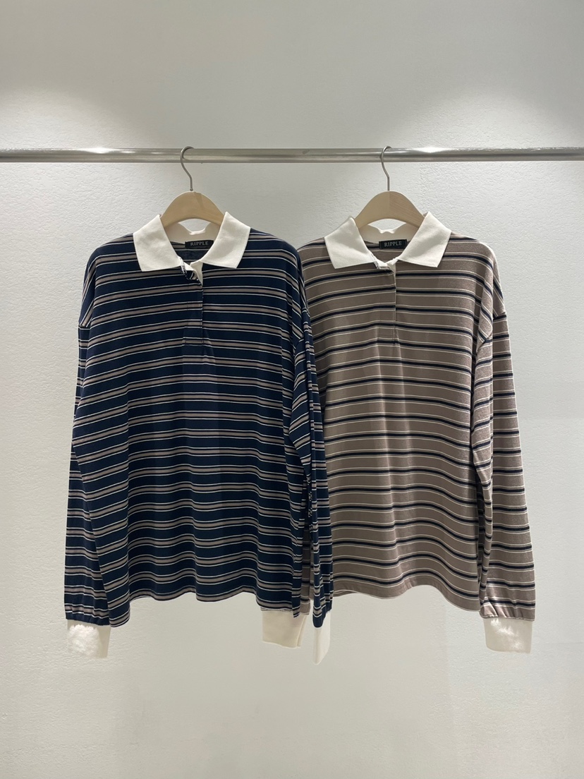 RIPPLE韓國代購㊣女裝新品職業人氣時尚熱賣真品推薦長袖T恤RIPPLE長袖T恤