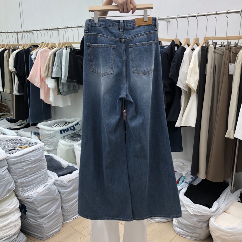MOI-A東大門㊣實拍女裝新品25秋冬人氣真品時尚休閑牛仔褲MOI-A牛仔褲