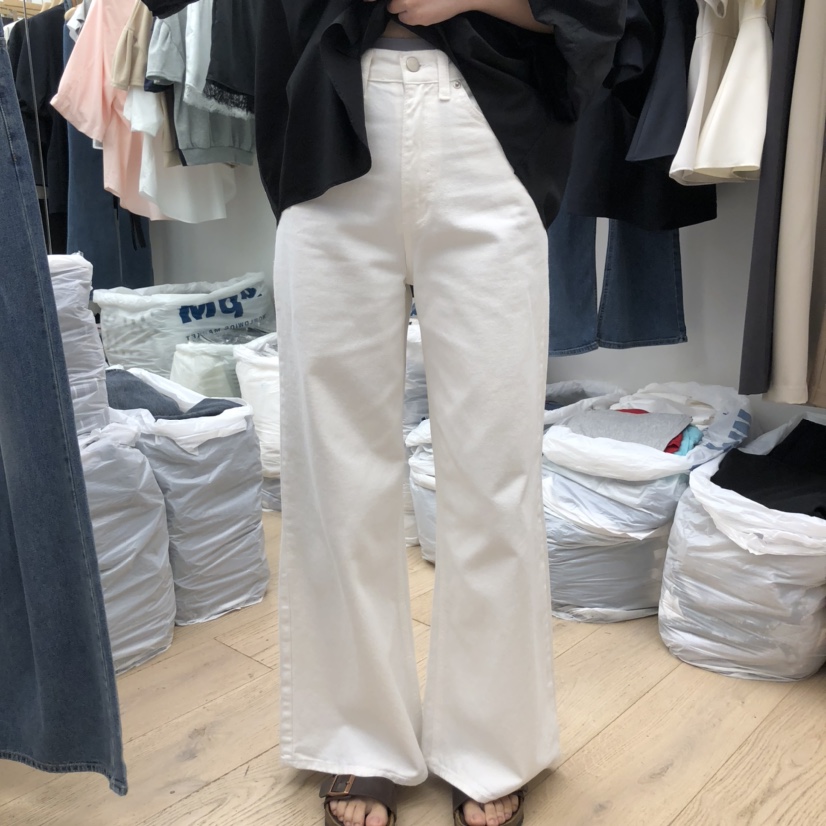 MOI-A東大門㊣實拍女裝新品25秋冬人氣真品時尚休閑牛仔褲MOI-A牛仔褲圖色2