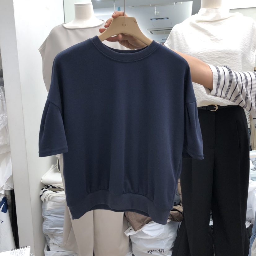 MOI-A韓國直郵㊣女裝新品人氣熱賣推薦25秋冬休閑真品時尚T恤MOI-AT恤圖色3