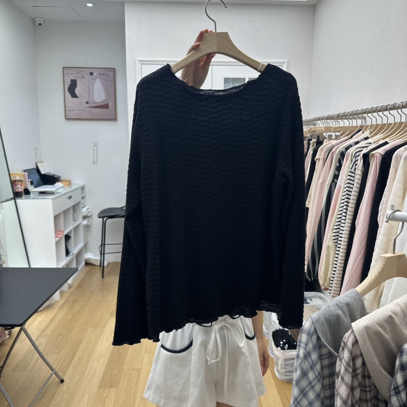 RE:FRESH-L東大門㊣實拍女裝新品真品時尚熱賣人氣長袖T恤RE:FRESH長袖T恤圖色3