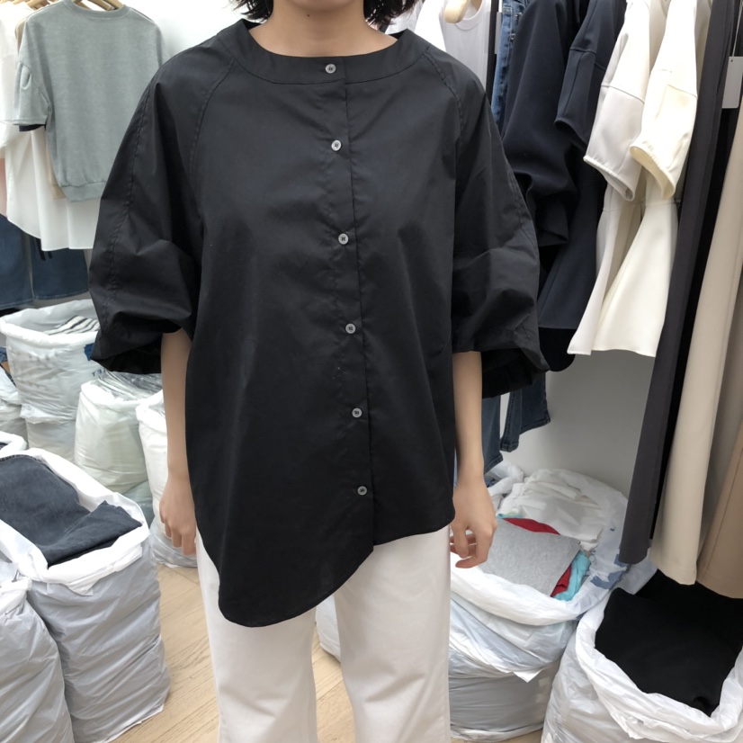 MOI-A東大門㊣直郵女裝新品熱賣休閑職業25秋冬襯衫蕾絲衫MOI-A襯衫/蕾絲衫圖色3