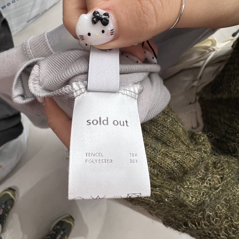 SOLD OUT東大門㊣實拍女裝新款熱賣推薦時尚職業真品長袖T恤SOLD OUT長袖T恤