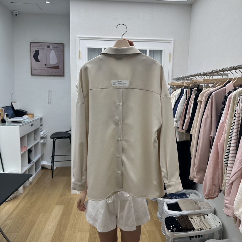 RE:FRESH-L韓國代購㊣女裝新品職業時尚人氣真品襯衫蕾絲衫RE:FRESH襯衫/蕾絲衫