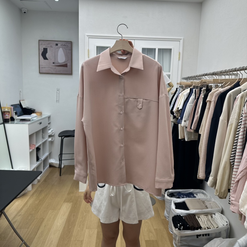 RE:FRESH-L韓國代購㊣女裝新品職業時尚人氣真品襯衫蕾絲衫RE:FRESH襯衫/蕾絲衫圖色2