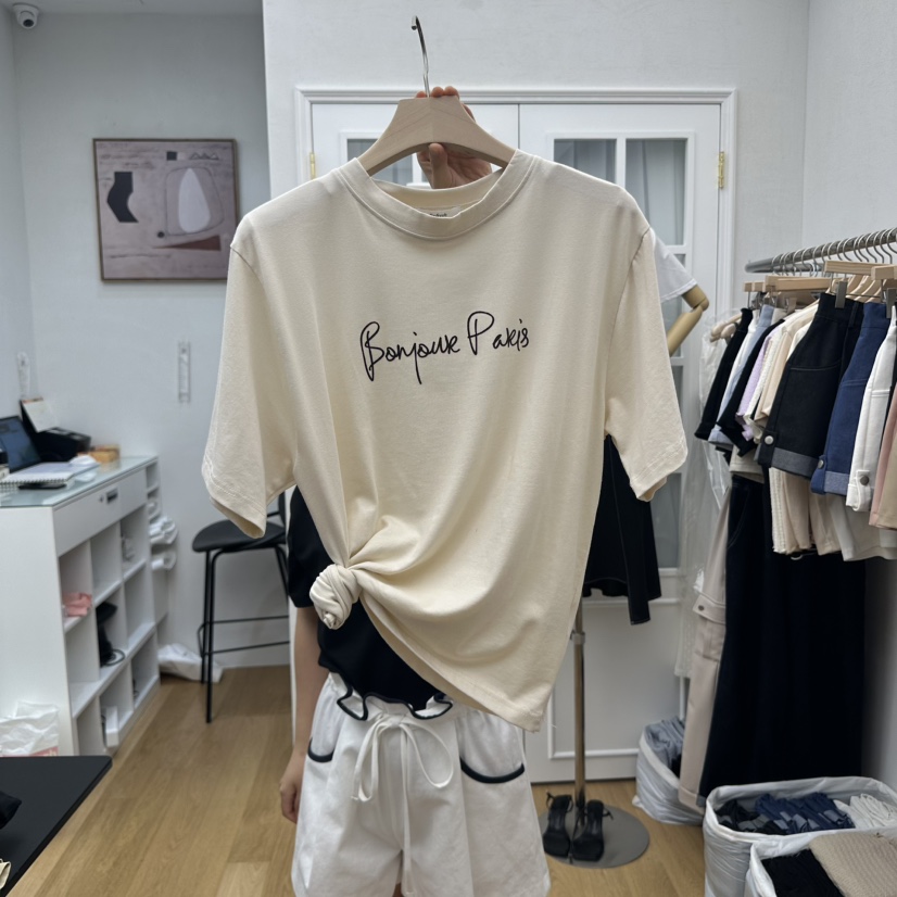 RE:FRESH-L韓國直郵㊣女裝新款25秋冬休閑職業推薦真品T恤RE:FRESHT恤圖色3