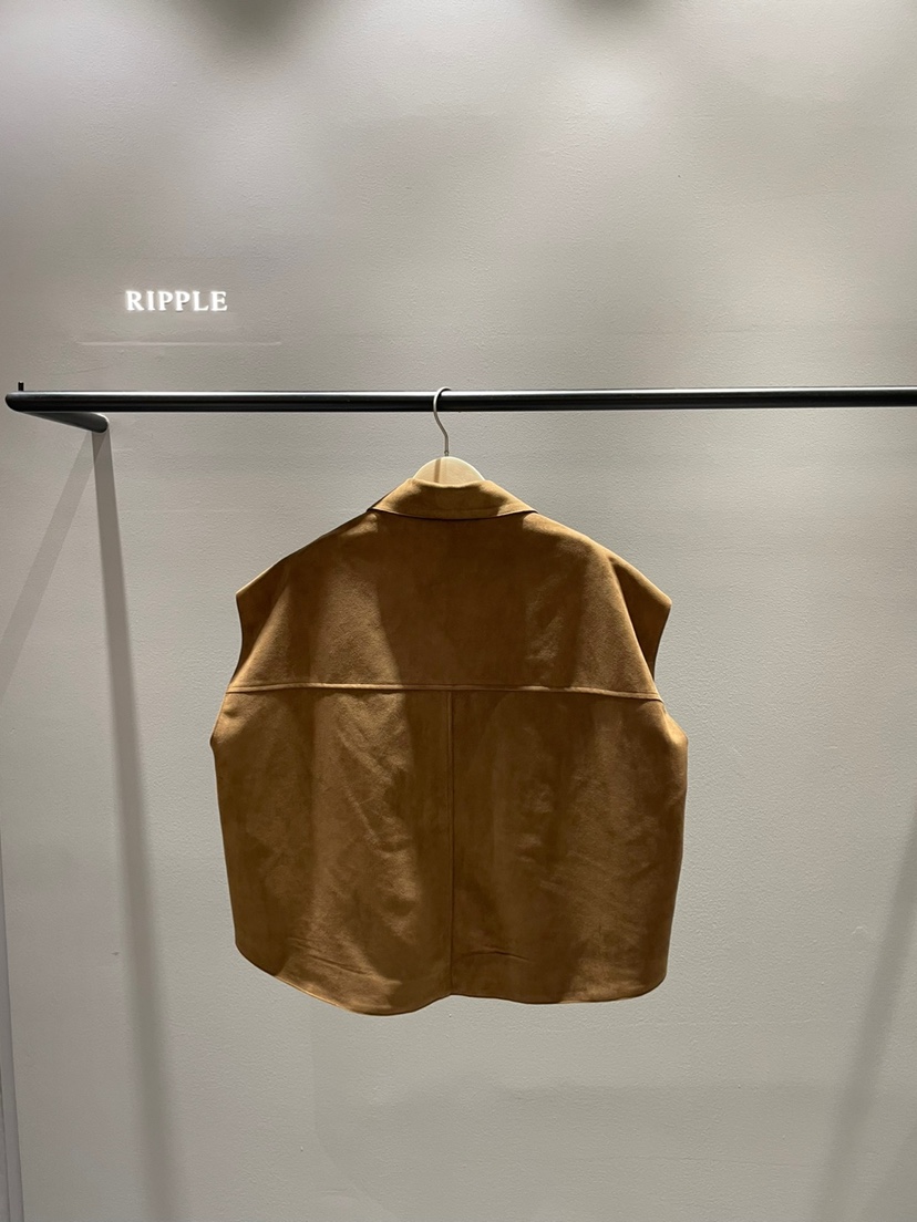 RIPPLE韓國代購㊣女裝新款人氣推薦職業休閑熱賣時尚25秋冬馬甲RIPPLE馬甲