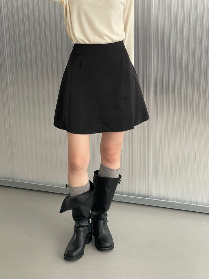 BOUTIQUE SEOUL-P韓國直郵㊣女裝新品熱賣時尚半身裙中短裙ANDMORE BUTTON半身裙/中短裙