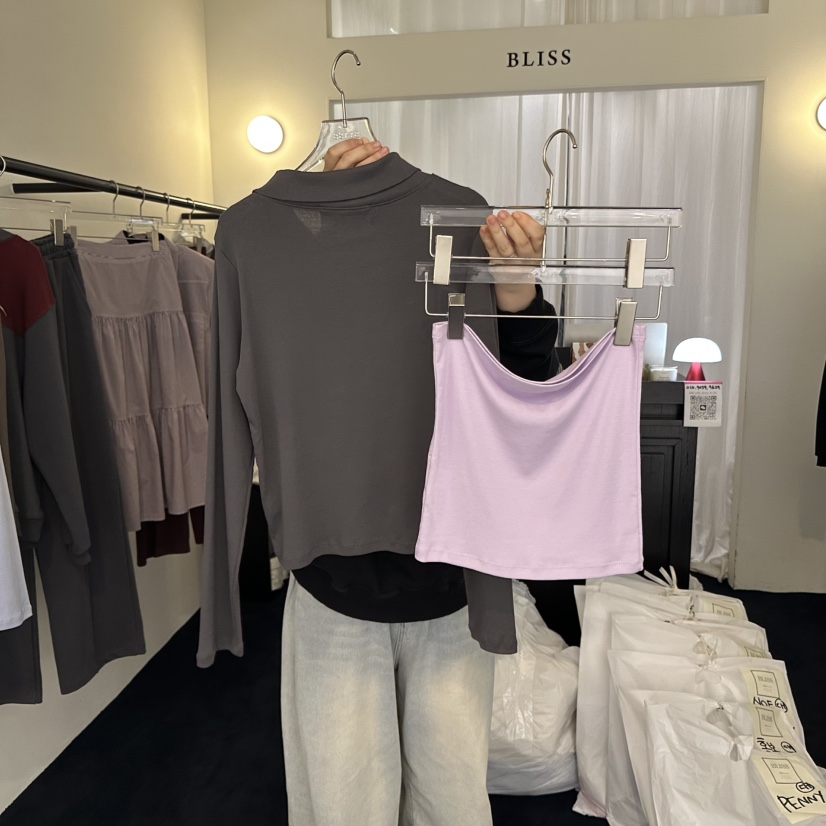 BLISS東大門㊣實拍女裝新款時尚人氣25秋冬休閑熱賣套裝兩件套BLISS套裝