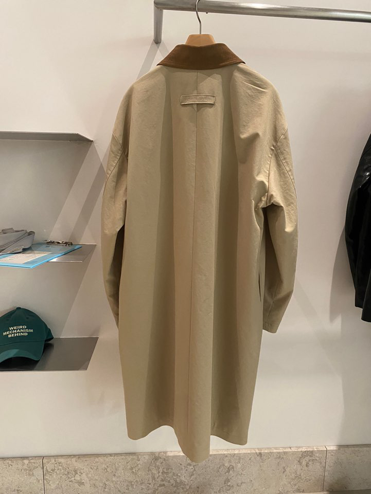 BOUTIQUE SEOUL-P東大門㊣直郵女士新品推薦真品長款風衣ANDMORE BUTTON長款風衣