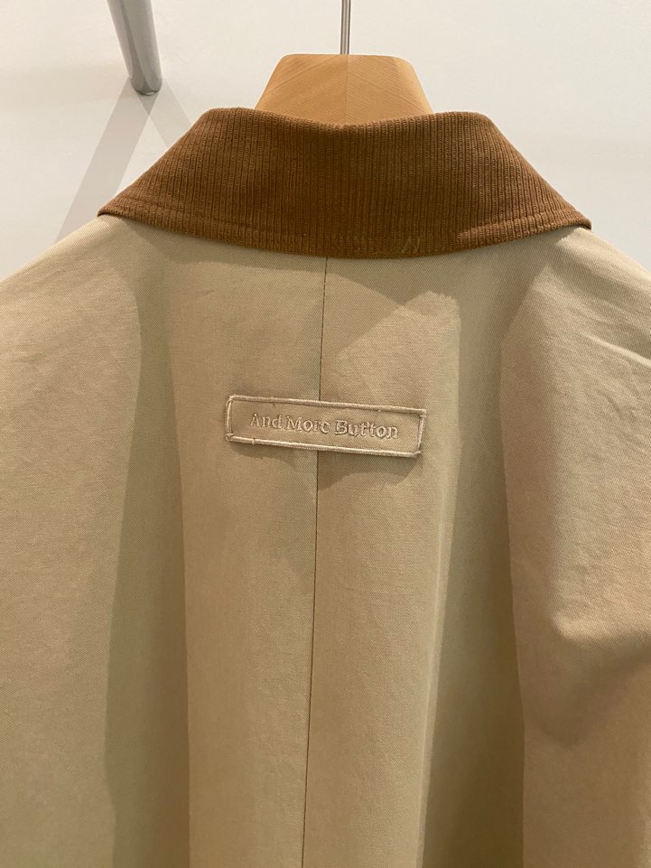 BOUTIQUE SEOUL-P東大門㊣直郵女士新品推薦真品長款風衣ANDMORE BUTTON長款風衣