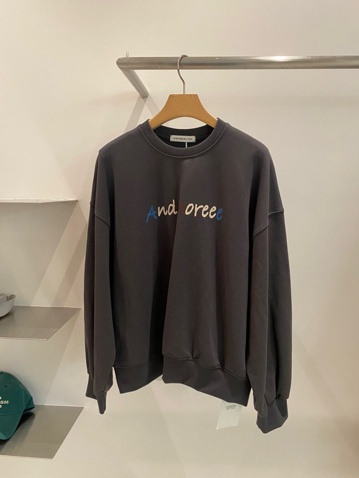 BOUTIQUE SEOUL-P韓國直郵㊣女裝新款休閑人氣25秋冬衛衣ANDMORE BUTTON衛衣圖色2