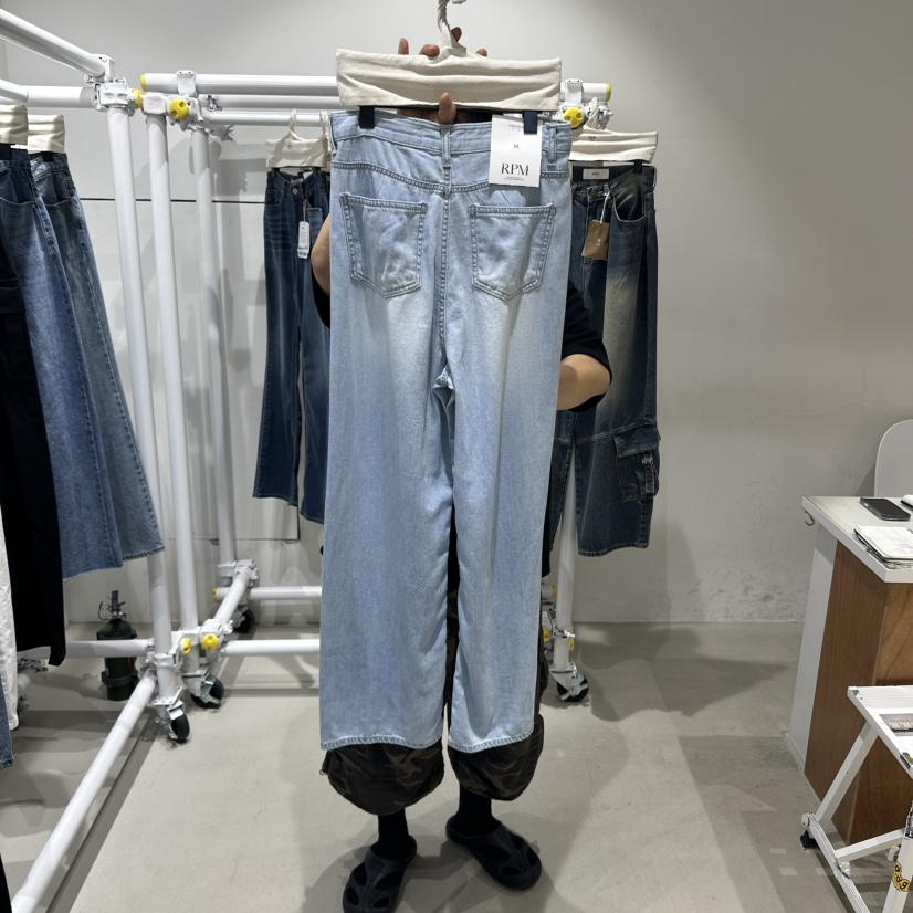 RPM韓國代購㊣女裝新品推薦職業休閑真品時尚25秋冬熱賣牛仔褲RPM牛仔褲