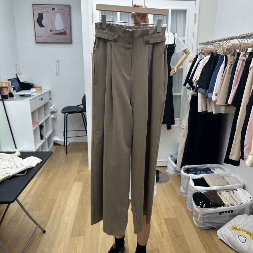 RE:FRESH-L東大門㊣代購女士新款25秋冬真品人氣職業休閑褲RE:FRESH休閑褲圖色2