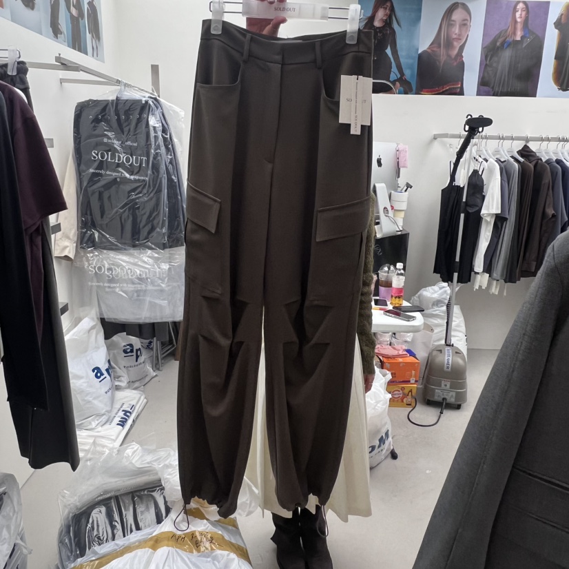 SOLD OUT韓國直郵㊣女裝新品時尚熱賣職業推薦人氣25秋冬休閑褲SOLD OUT休閑褲圖色1