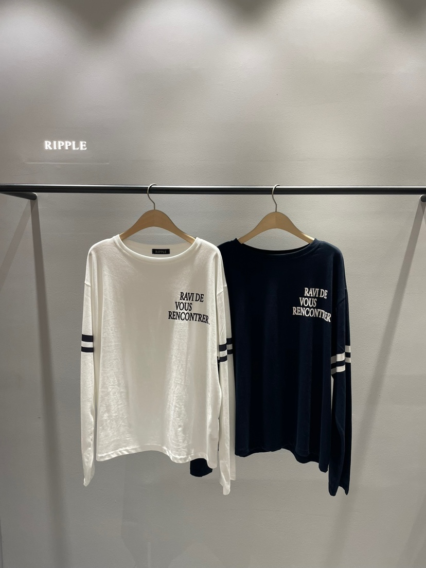 RIPPLE東大門㊣代購女士新品人氣時尚休閑推薦真品熱賣長袖T恤RIPPLE長袖T恤