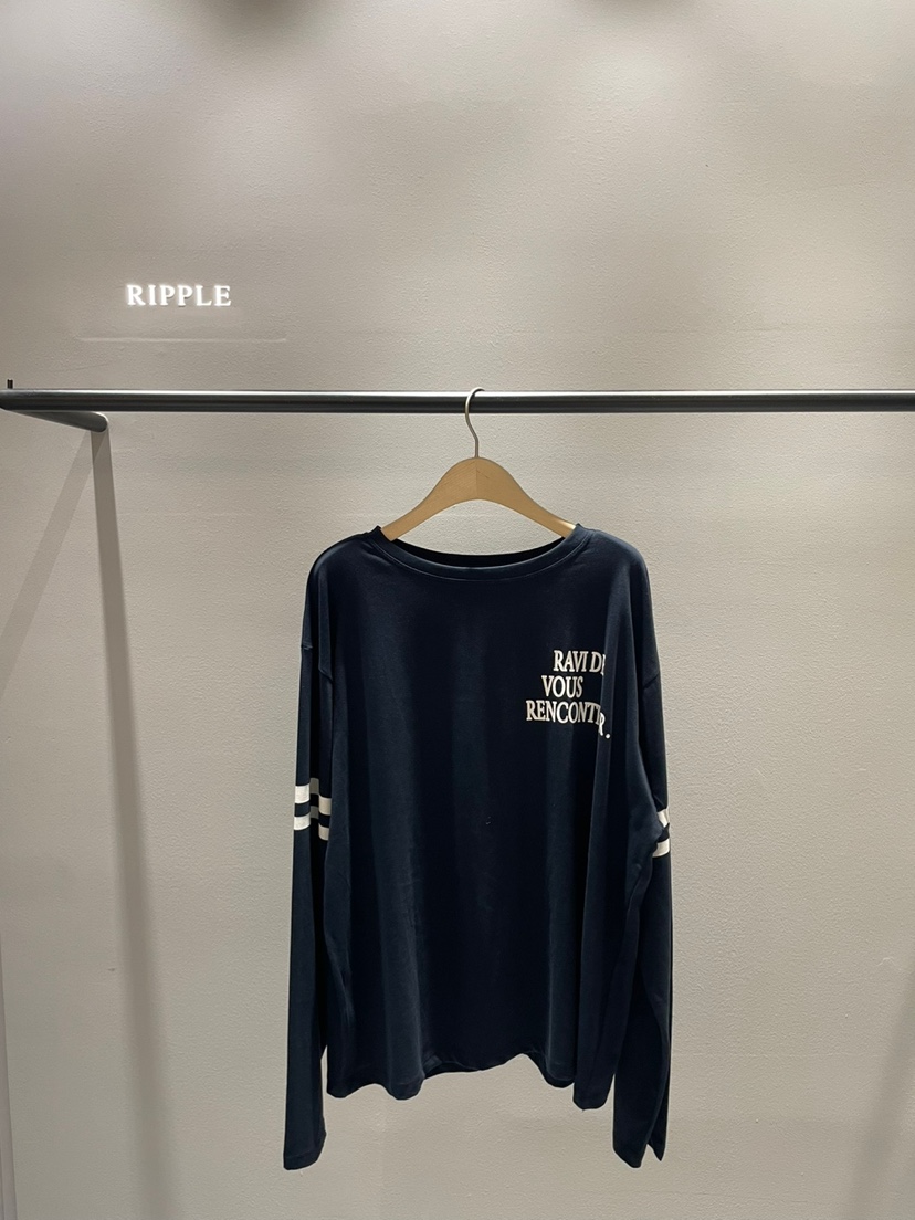 RIPPLE東大門㊣代購女士新品人氣時尚休閑推薦真品熱賣長袖T恤RIPPLE長袖T恤圖色2