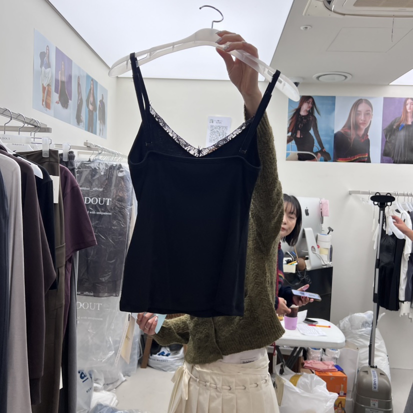 SOLD OUT韓國代購㊣女士新款真品休閑熱賣推薦人氣吊帶背心SOLD OUT吊帶/背心