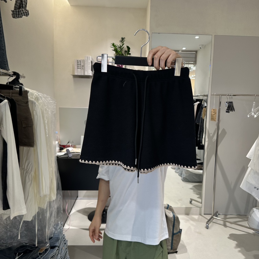 MEMO CLASSIC東大門㊣直郵女士新品休閑真品熱賣短褲針織褲MEMO CLASSIC短褲圖色3