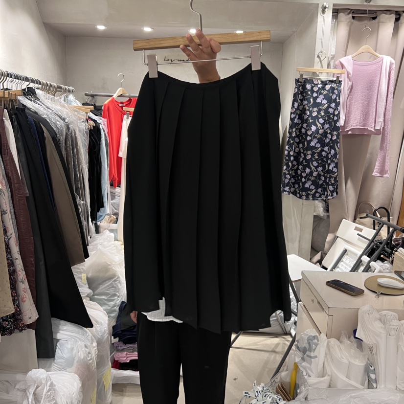 LOGROAD東大門㊣代購女士新款休閑時尚25秋冬職業半身裙中短裙LOG ROAD半身裙/中短裙