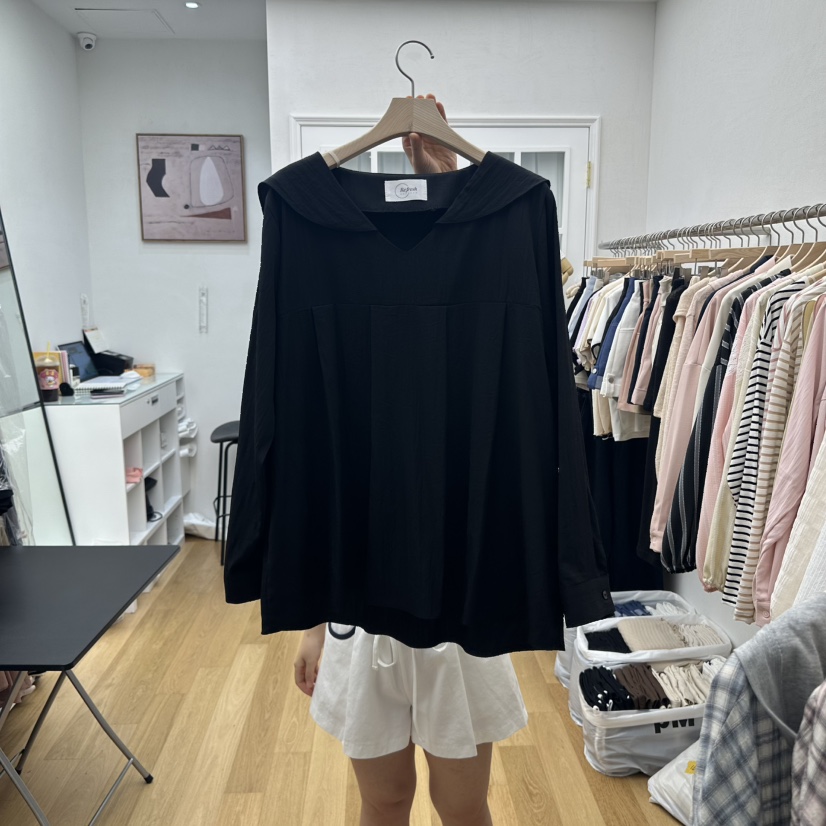 RE:FRESH-L東大門㊣直郵女士新款休閑職業真品人氣襯衫蕾絲衫RE:FRESH襯衫/蕾絲衫圖色3