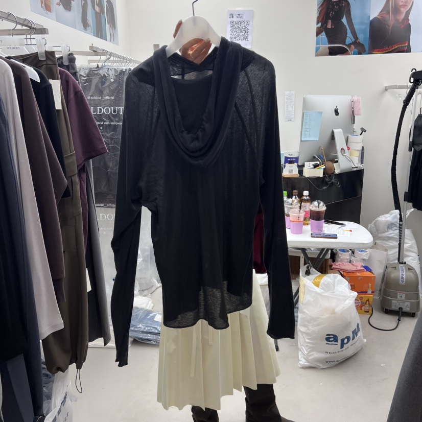SOLD OUT韓國直郵㊣女士新品休閑推薦熱賣職業人氣長袖T恤SOLD OUT長袖T恤