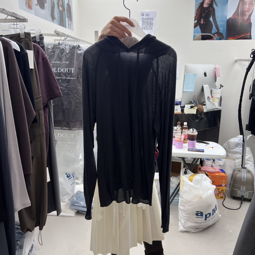SOLD OUT韓國直郵㊣女士新品休閑推薦熱賣職業人氣長袖T恤SOLD OUT長袖T恤圖色2