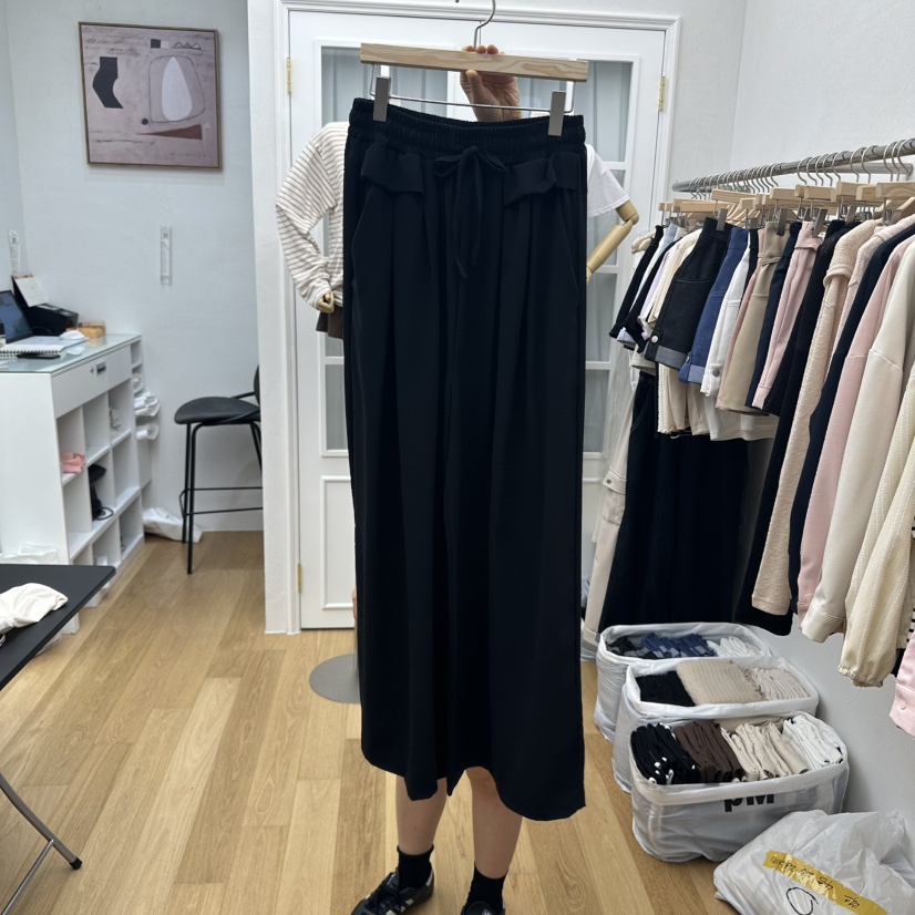 RE:FRESH-L韓國代購㊣女裝新品休閑職業人氣時尚休閑褲口袋RE:FRESH休閑褲圖色3