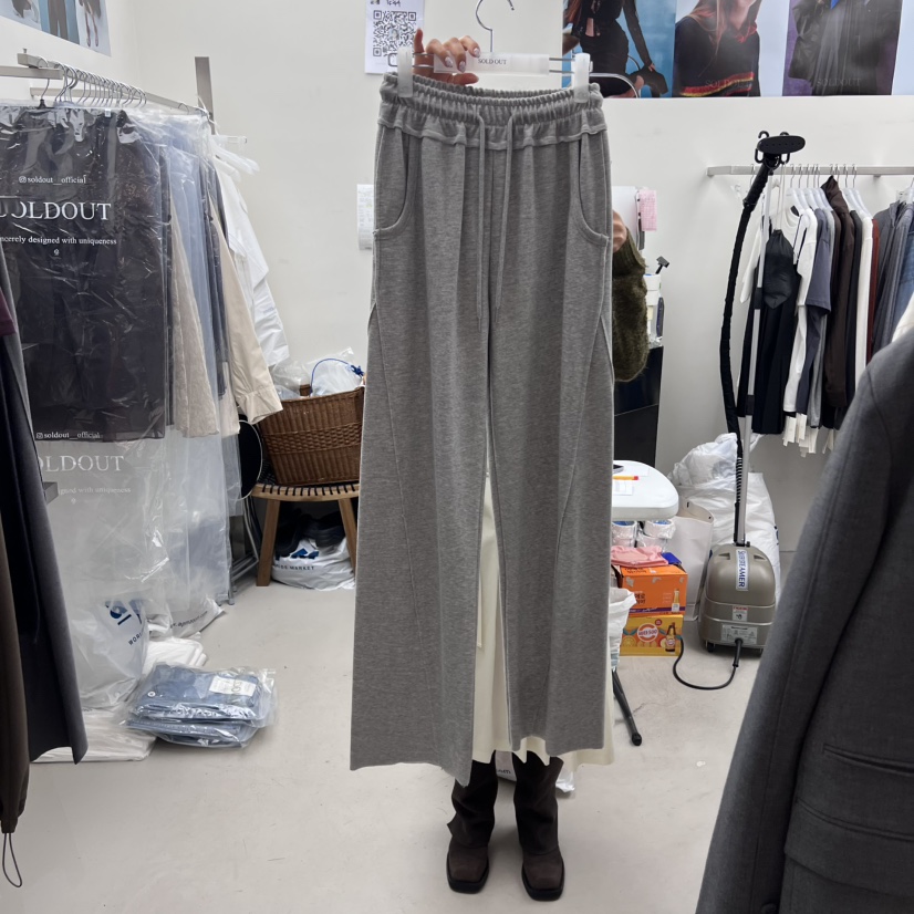 SOLD OUT東大門㊣直郵女士新品25秋冬人氣真品熱賣時尚休閑褲SOLD OUT休閑褲圖色1