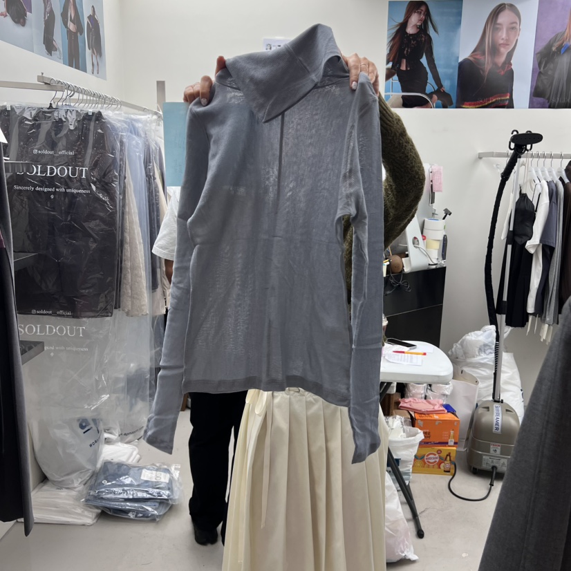 SOLD OUT韓國直郵㊣女裝新品人氣熱賣時尚推薦職業長袖T恤SOLD OUT長袖T恤圖色5