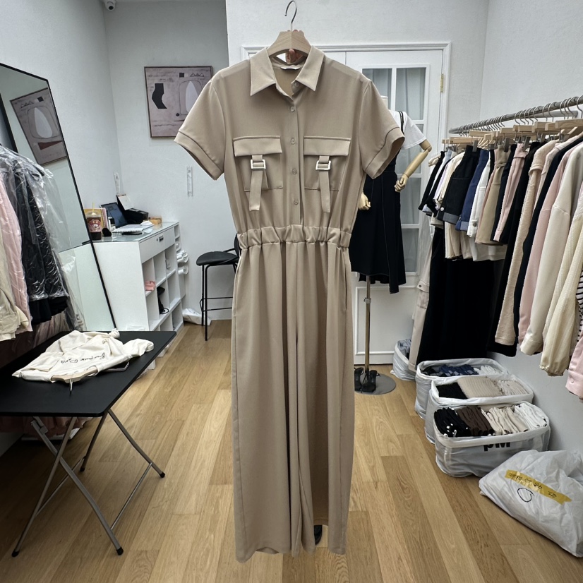 RE:FRESH-L東大門㊣直郵女裝新款休閑職業真品人氣熱賣連體褲RE:FRESH連體褲圖色1