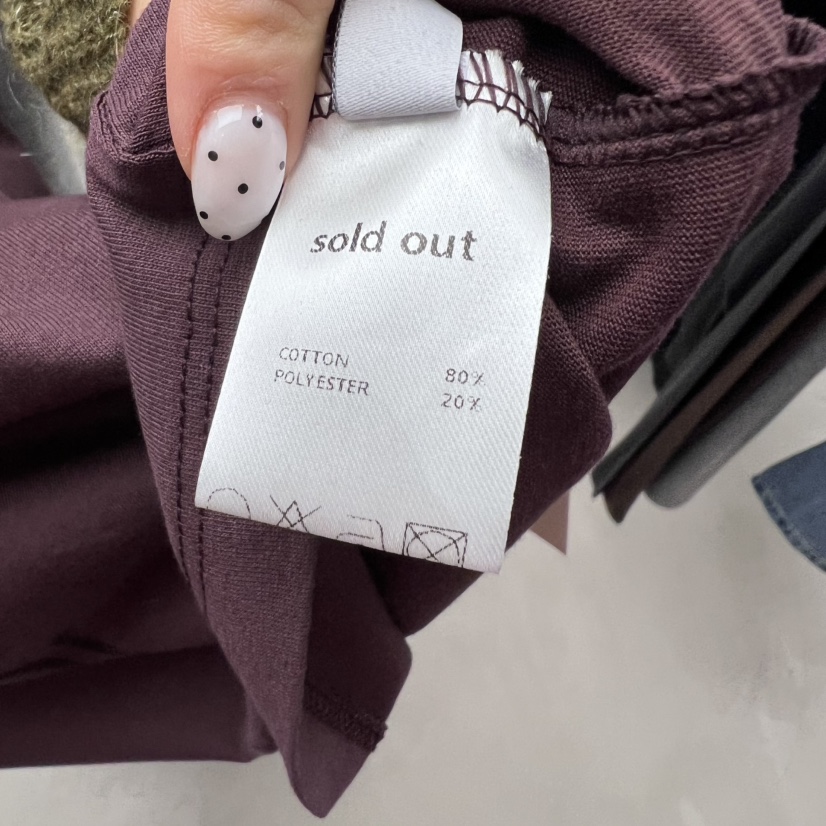 SOLD OUT東大門㊣實拍女士新款職業25秋冬休閑推薦人氣T恤SOLD OUTT恤
