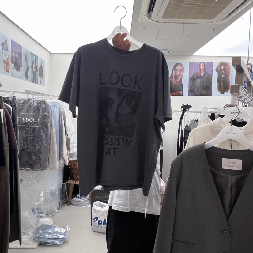 SOLD OUT東大門㊣實拍女士新款職業25秋冬休閑推薦人氣T恤SOLD OUTT恤圖色2