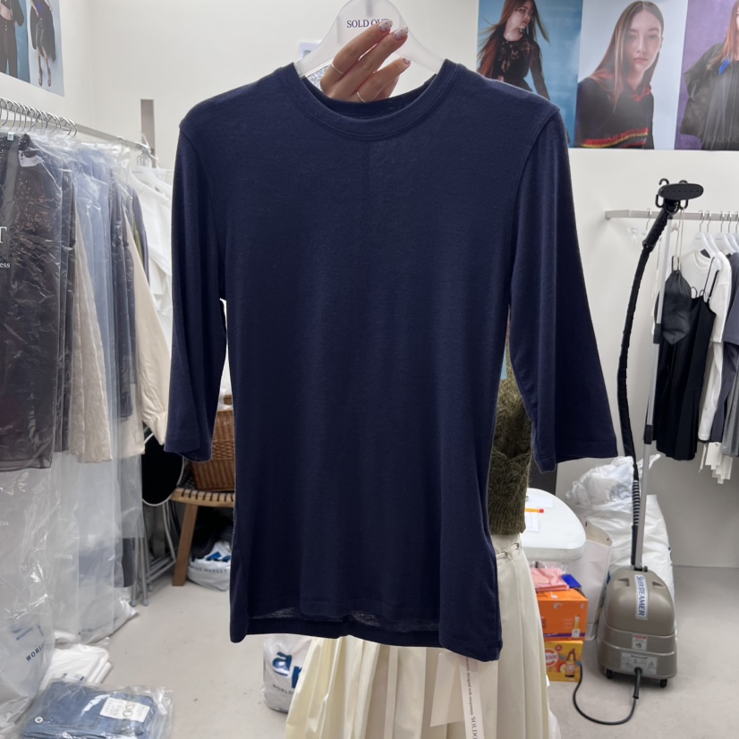 SOLD OUT韓國直郵㊣女裝新品25秋冬推薦時尚休閑職業人氣T恤SOLD OUTT恤圖色2